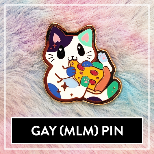 Paws'n'Pride Gay (MLM) enamel pin