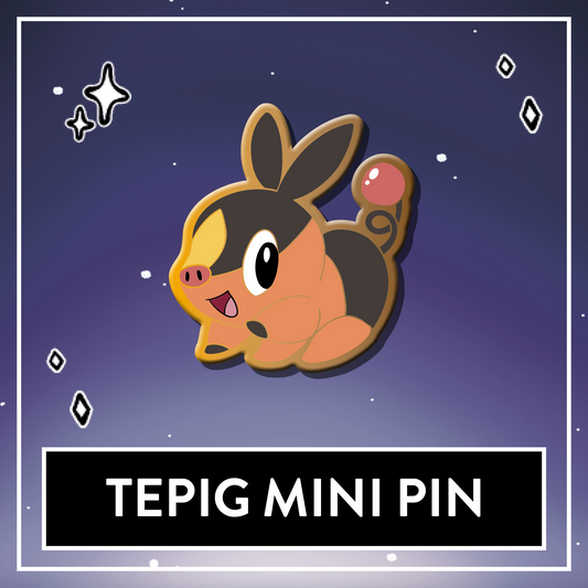 Tepig Mini Starter Hard Enamel Pin