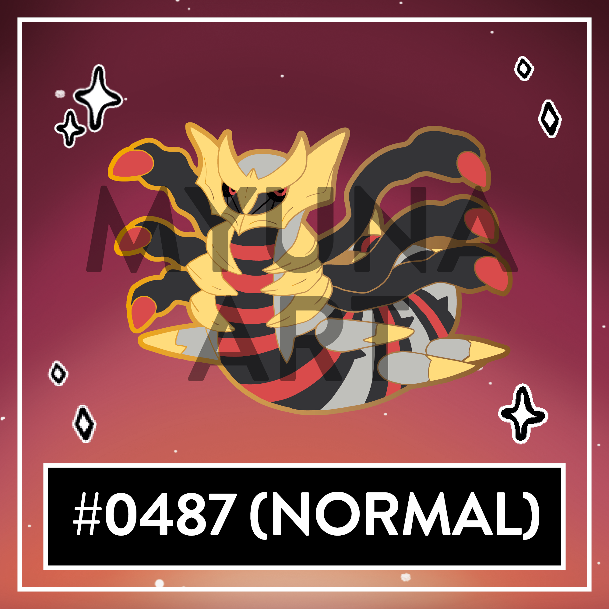 #0487 Legendary Nightmare Origin Forme XXL Hard Enamel Pin – May 2025 ...