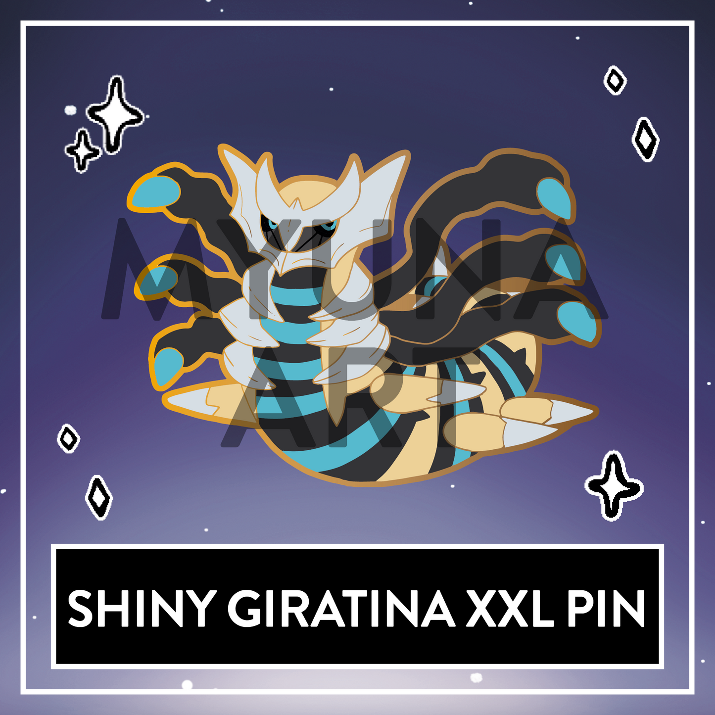 Shiny Giratina Origin Forme XXL Pin