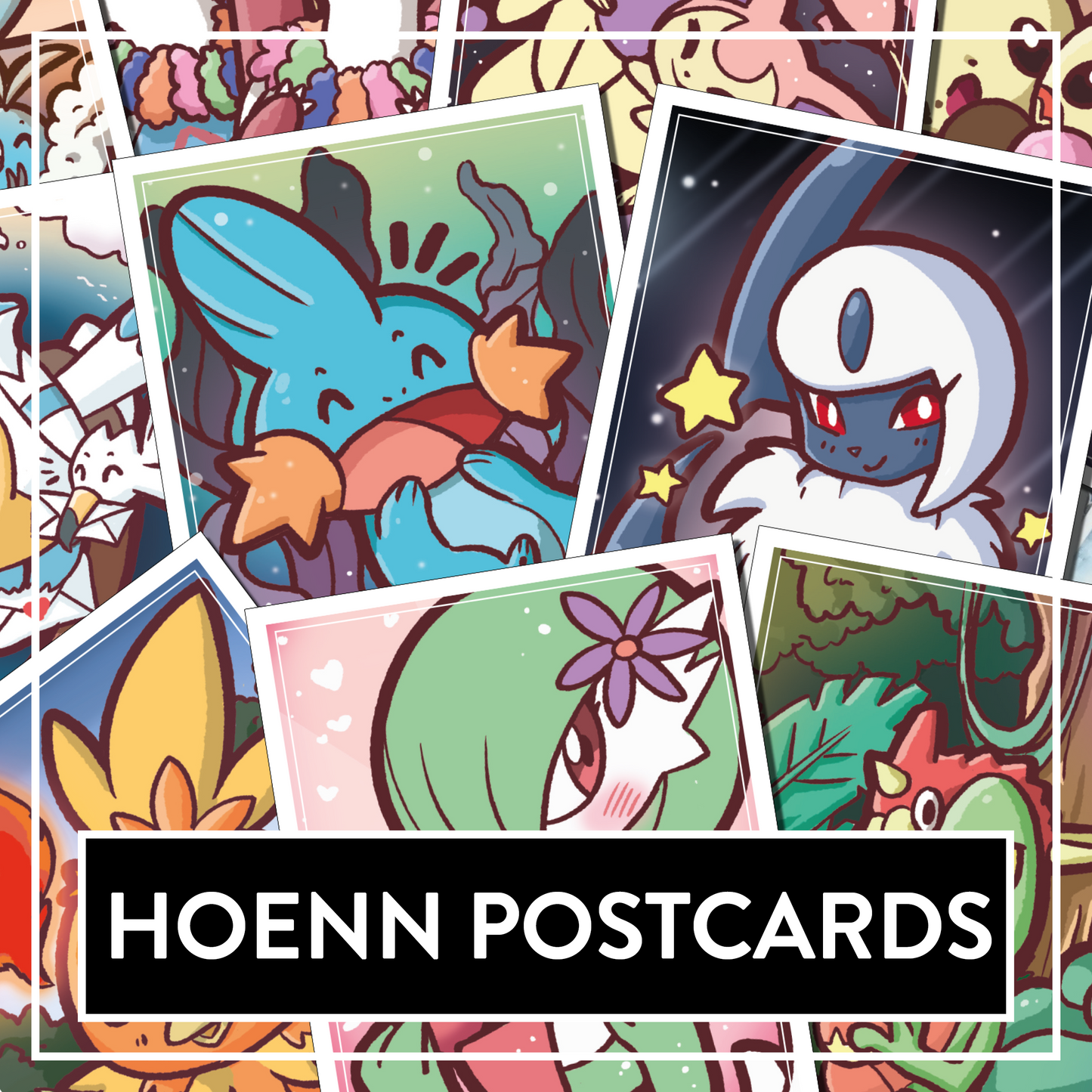 Pokemon HOENN Holiday Postcard Set