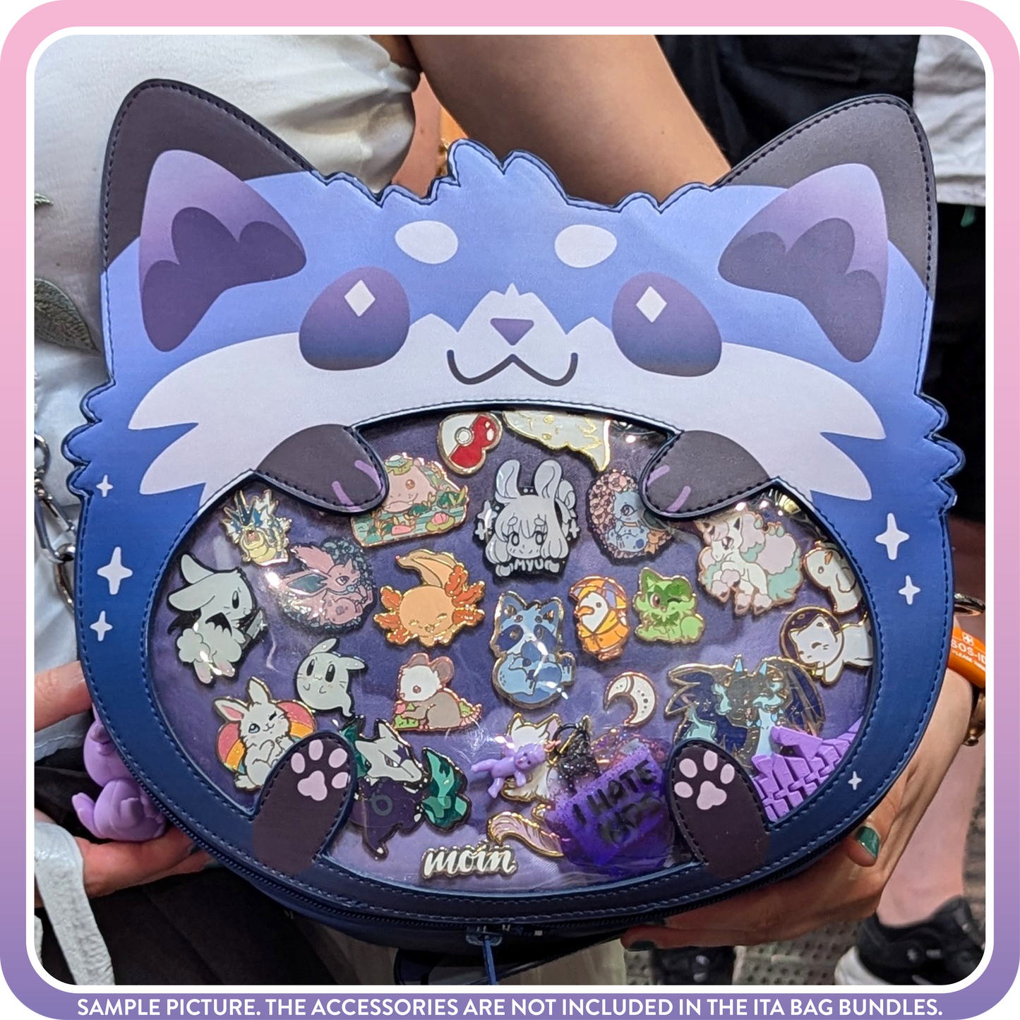 Kawaii Kompanions Ita Bag Bundle Blurple (Blue/Purple) Fox