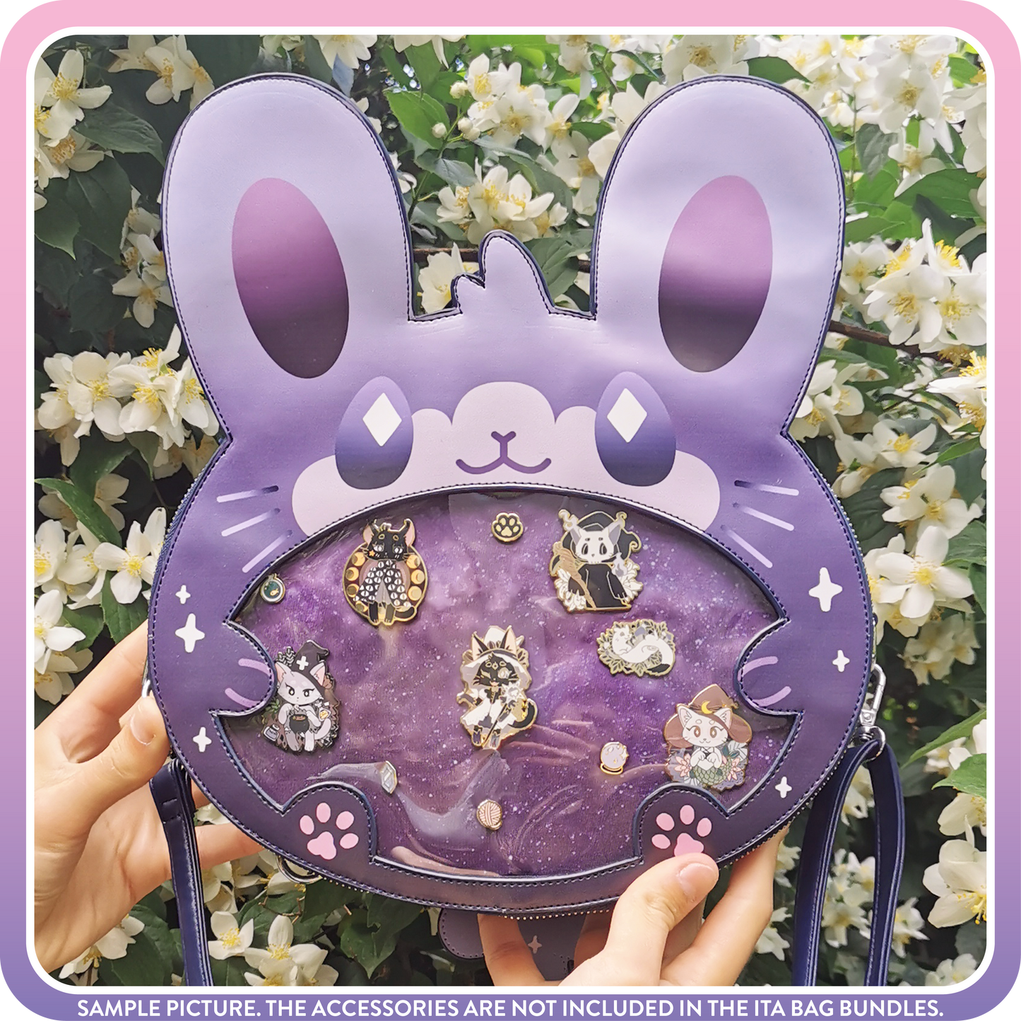 Kawaii Kompanions Ita Bag Bundle Blurple (Blue/Purple) Bunny
