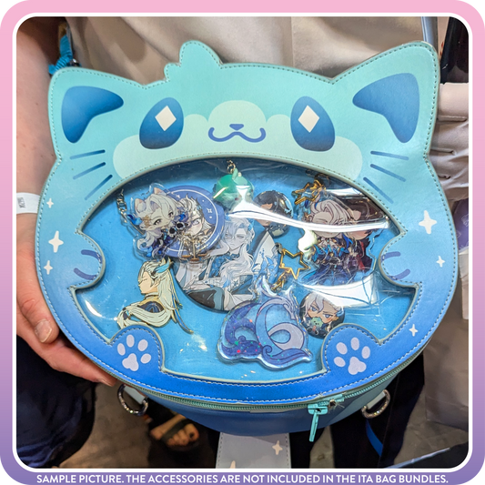 Kawaii Kompanions Ita Bag Bundle Teal Cat