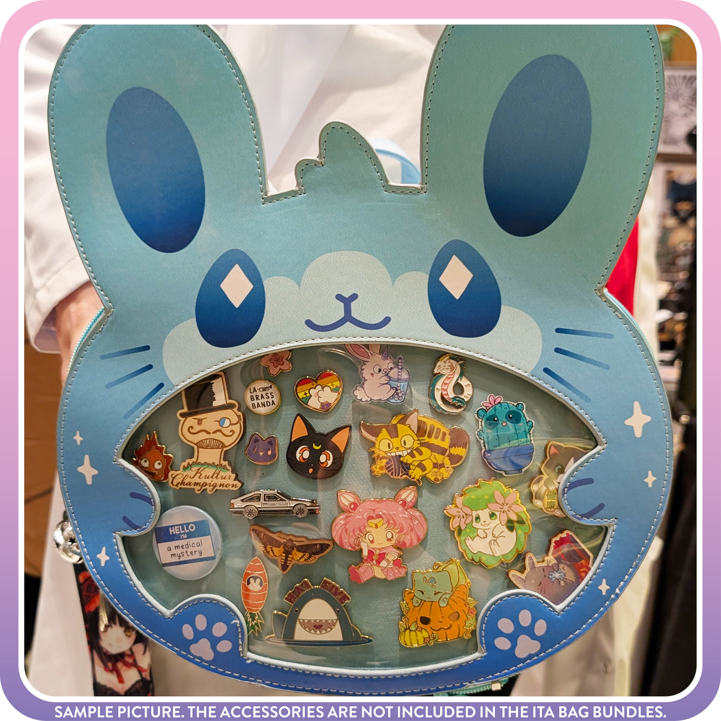 Kawaii Kompanions Ita Bag Bundle Teal Bunny