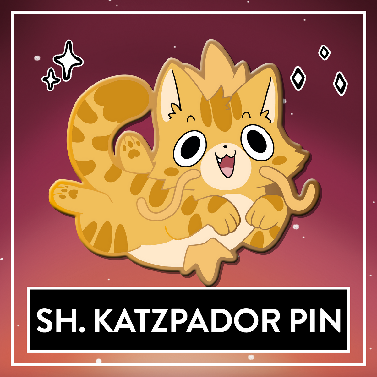 Katzpador Official FeineKatze x Myuna Art Enamel Pin
