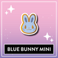 Blue Bunny Mini Pin - Kawaii Kompanions Hard Enamel Pin