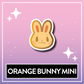 Orange Bunny Mini Pin - Kawaii Kompanions Hard Enamel Pin