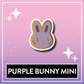 Purple Bunny Mini Pin - Kawaii Kompanions Hard Enamel Pin