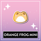 Orange Frog Mini Pin - Kawaii Kompanions Hard Enamel Pin