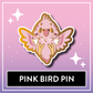 Pink Bird Pin - Kawaii Kompanions Hard Enamel Pin