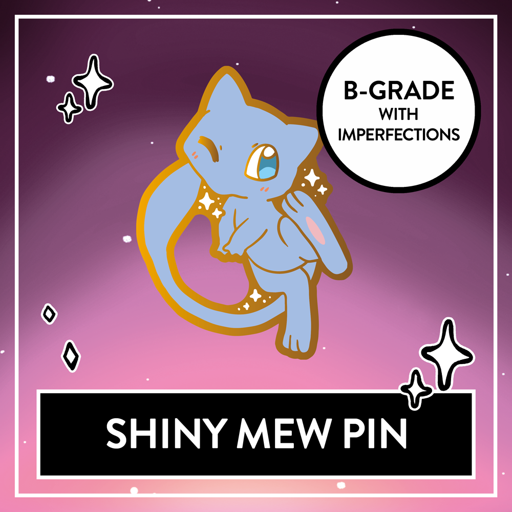 Shiny Mew Enamel Pin