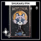 Shukaku / Raccoon Dog Pin - Japanese Yōkai Hard Enamel Pendant Pin