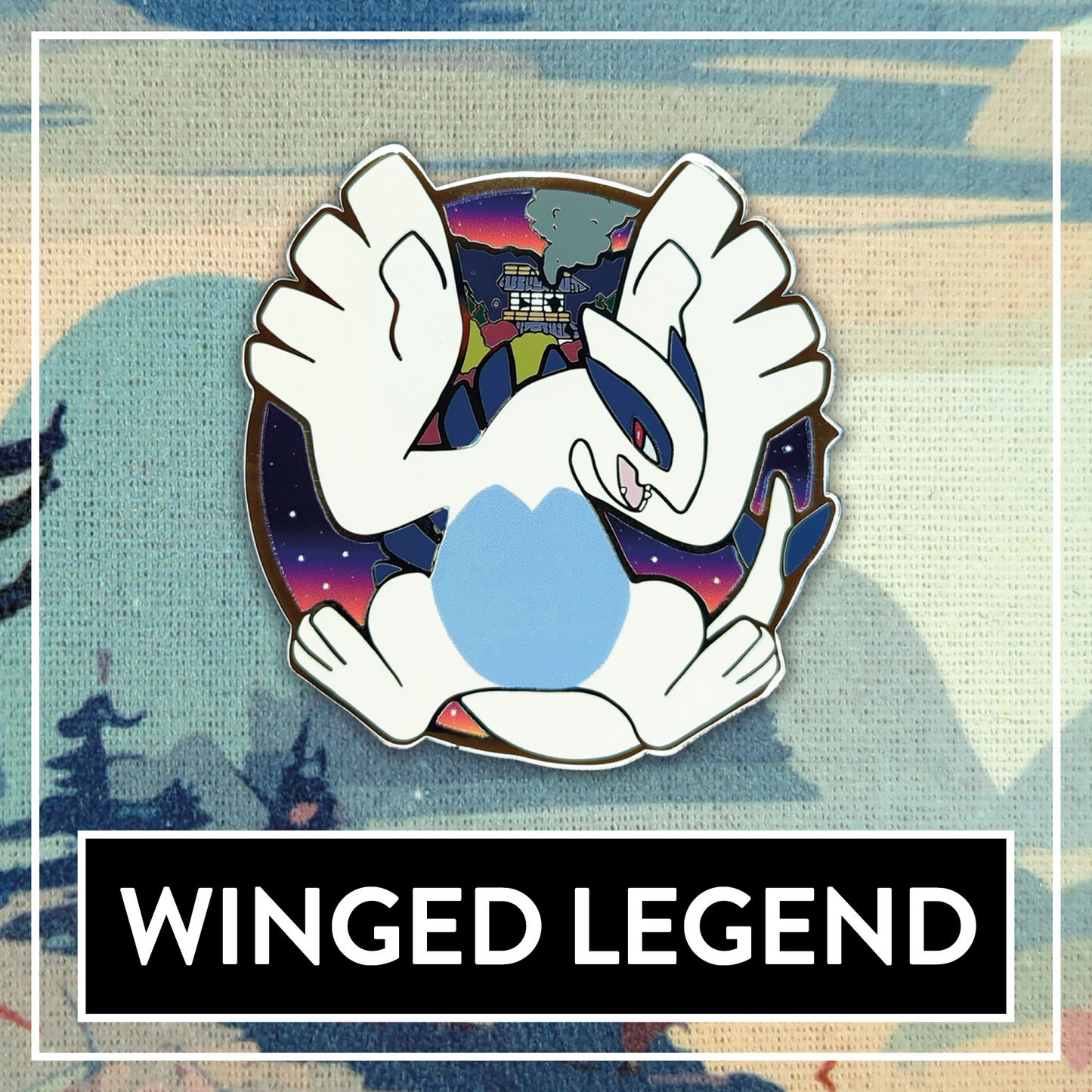 #0249 Winged Legend XL Hard Enamel Pin