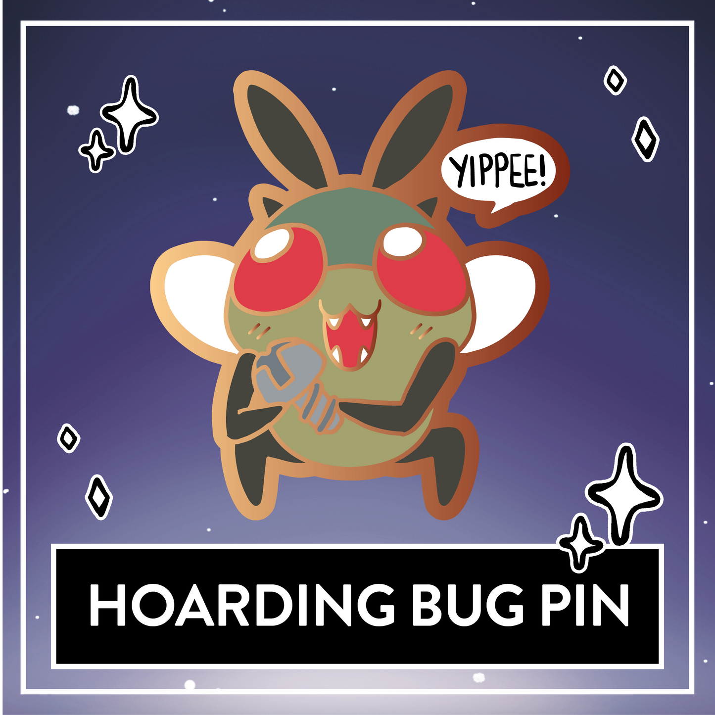 Hoarding Bug Loot Bug Lethal Company Hard Enamel Pin
