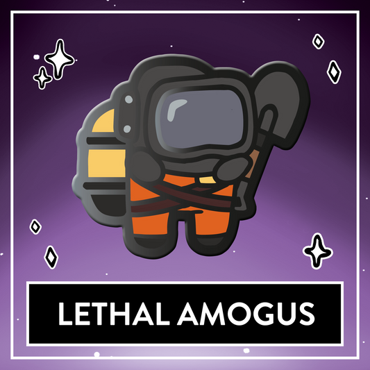 Lethal Amogus - Lethal Company x Among us Hard Enamel Pin