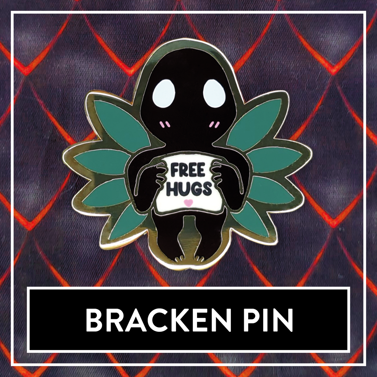 Bracken Stalker Lethal Company Hard Enamel Pin