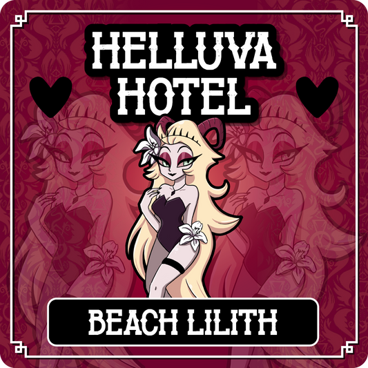 Lilith Beach Version - Helluva Boss // Helluva Hotel Pin