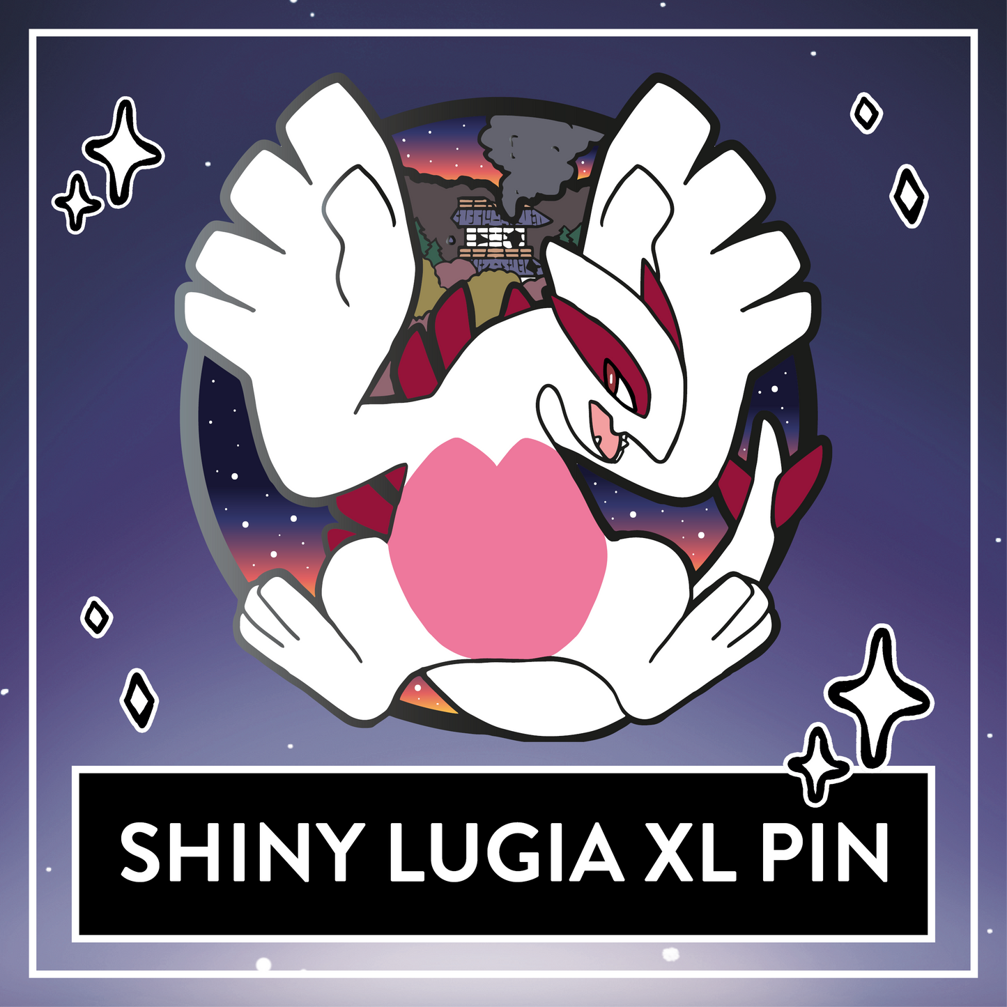 Shiny Lugia XL Pin