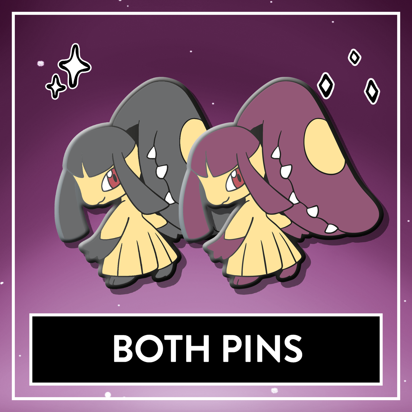 Shiny Mawile Hard Enamel Pin