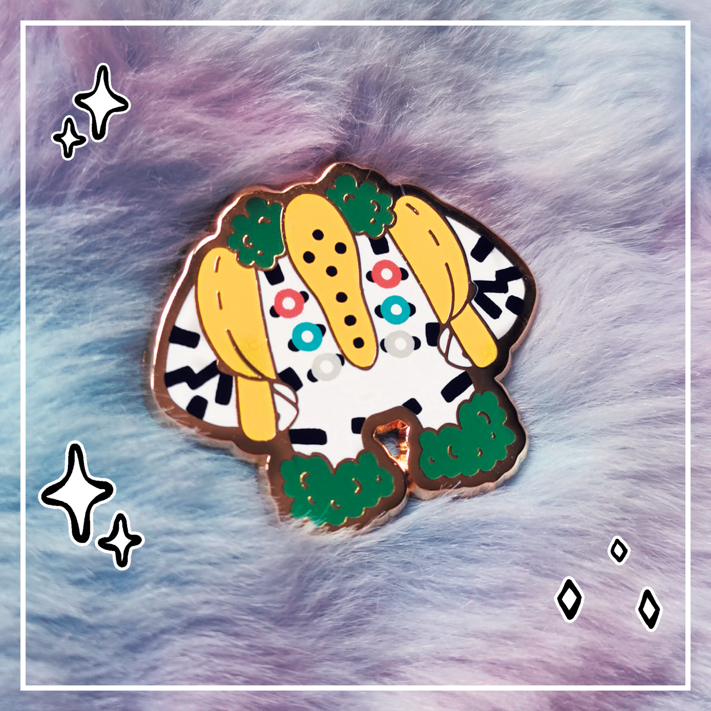 #0486 Papa Golem Mini Hard Enamel Pin