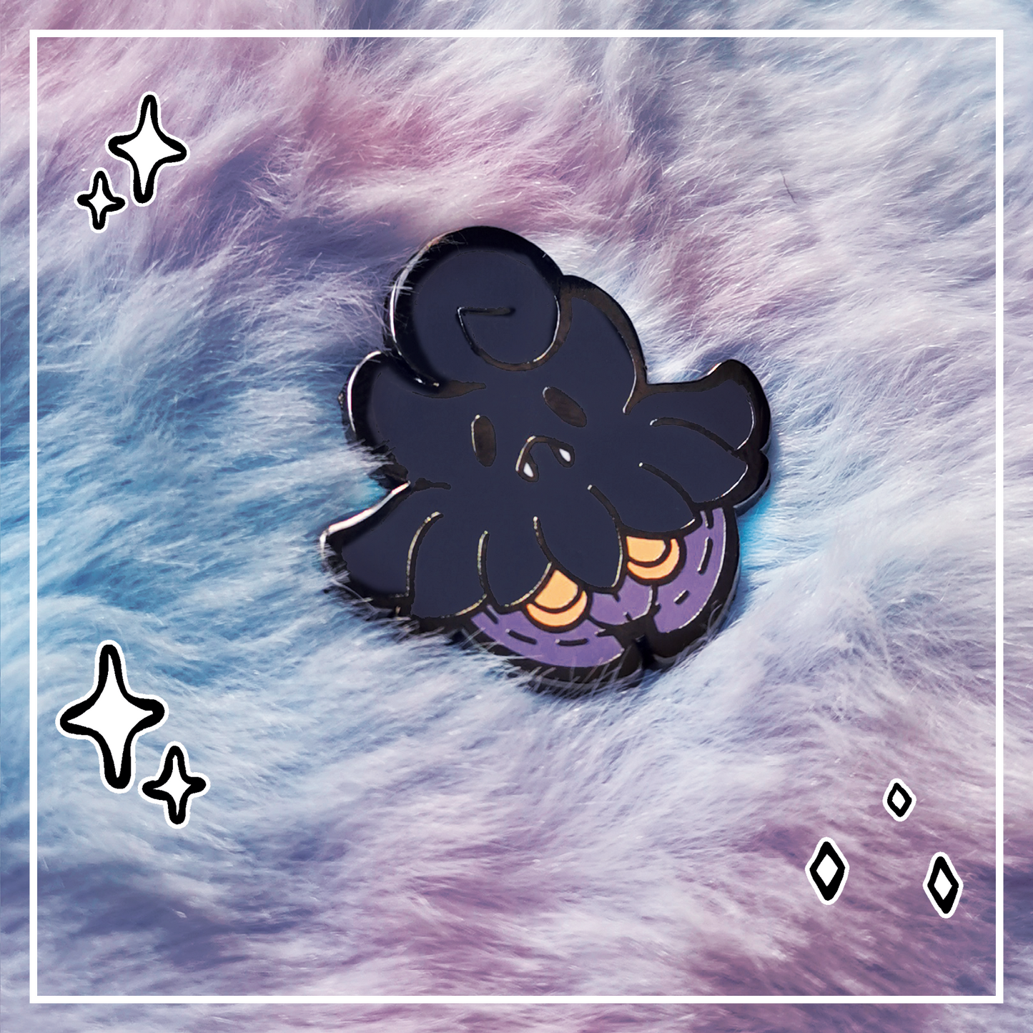 #0710 Shiny Pumpkin Mini Pin