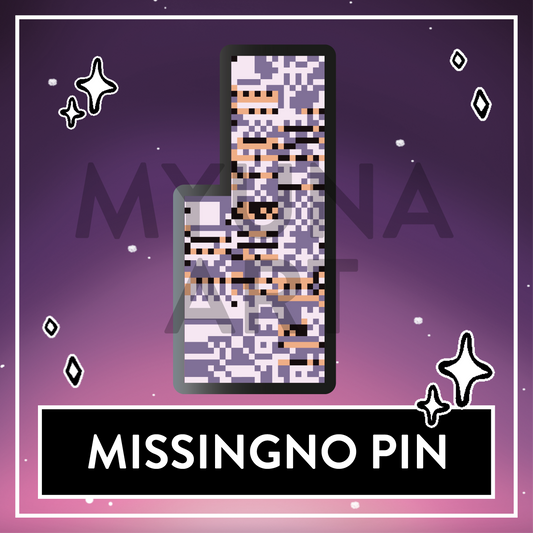 Missingno Hard Enamel Pin
