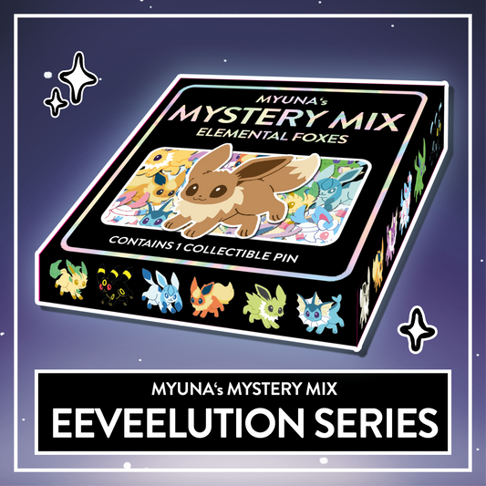 PREORDER Myuna's Eeveelution Series - Gacha Elemental Foxes Mystery Box