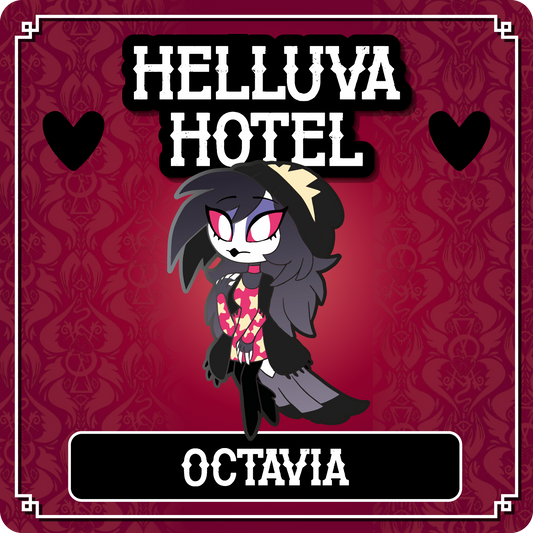 Octavia - Helluva Boss // Helluva Hotel Pin