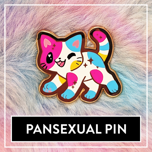 Paws'n'Pride Pansexual / Pan enamel pin