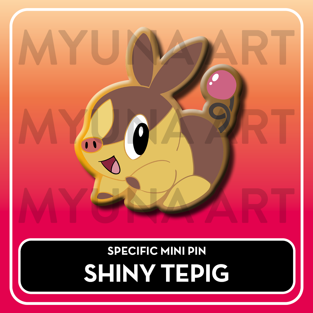 PREORDER Fire Type Starters - Myuna's Mystery Mix Gacha Mini Pins