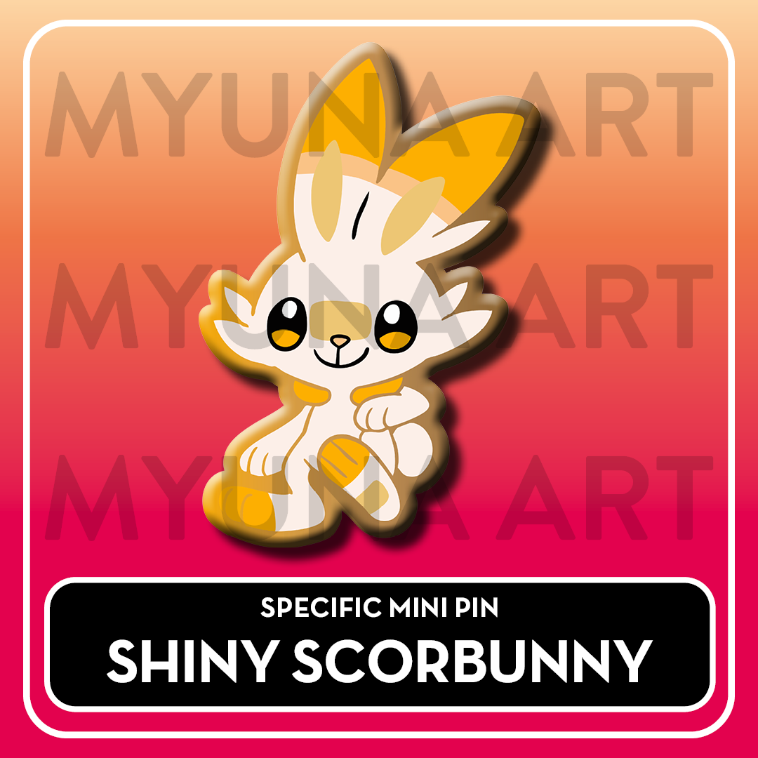 PREORDER Fire Type Starters - Myuna's Mystery Mix Gacha Mini Pins