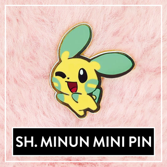 Shiny Minun Mini Pin