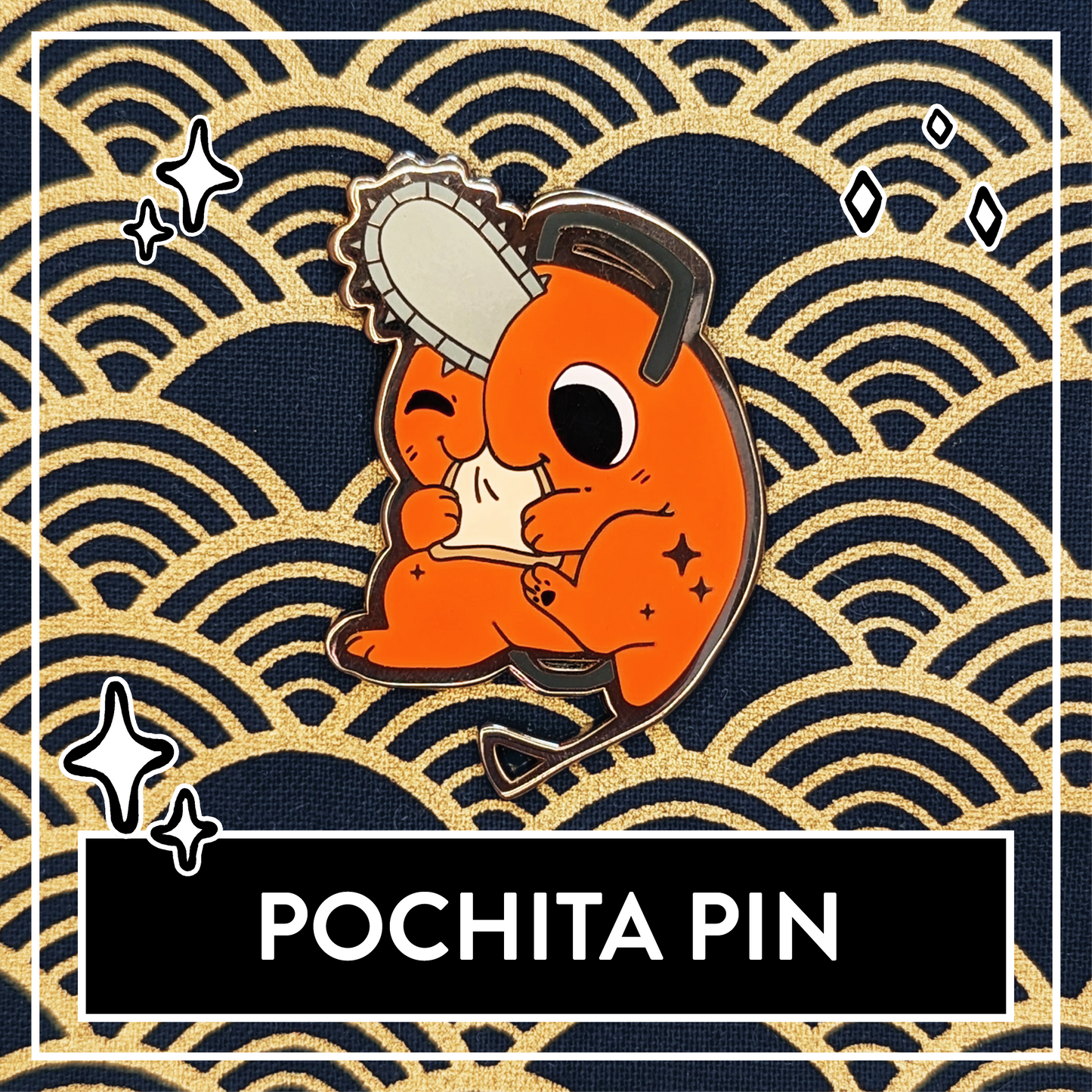 Pochita Hard Enamel Pin