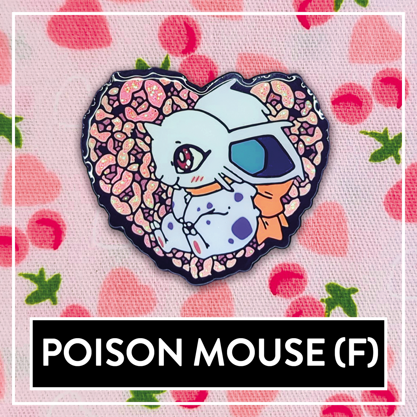 #0029 Poison Mouse (F) Mini Pin
