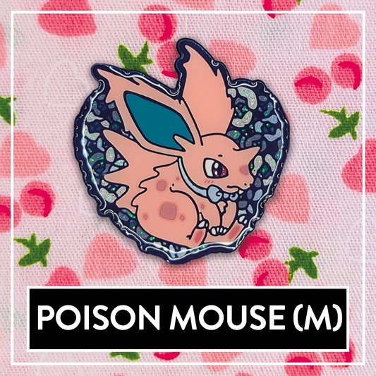 #0032 Poison Mouse (M) Mini Pin