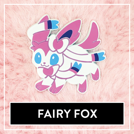 #0700 Fairy Fox Enamel Pin - Myuna's Mystery Mix Series