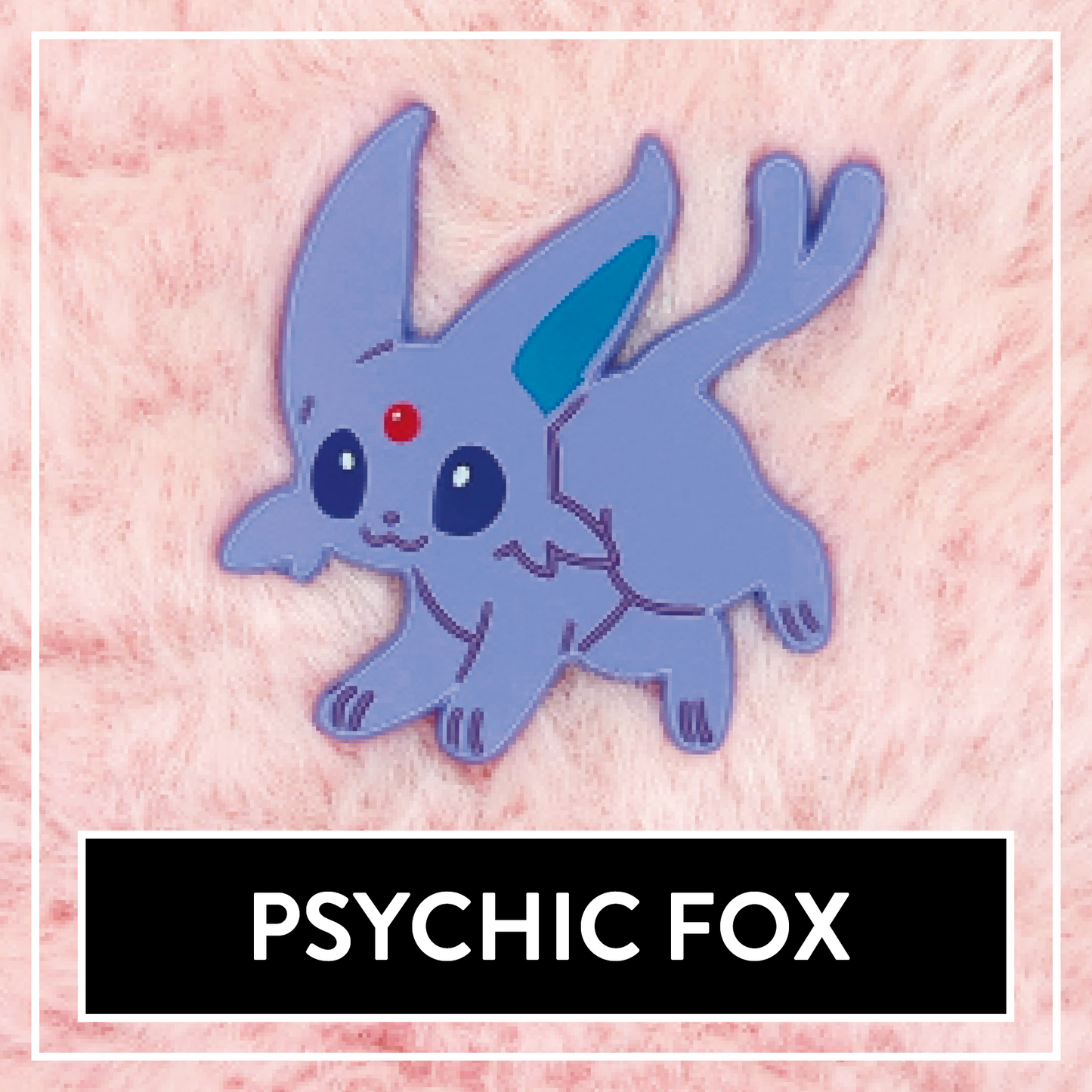 #0196 Psychic Fox Pin - Myuna's Mystery Mix Series