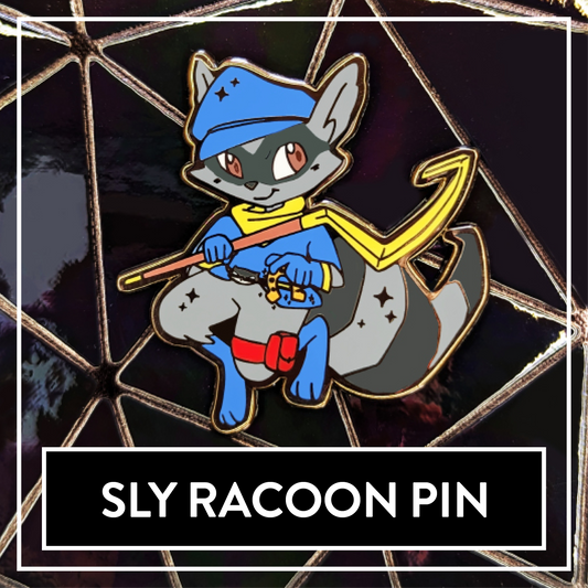 Sly Raccoon // Sly Cooper Hard Enamel Pin