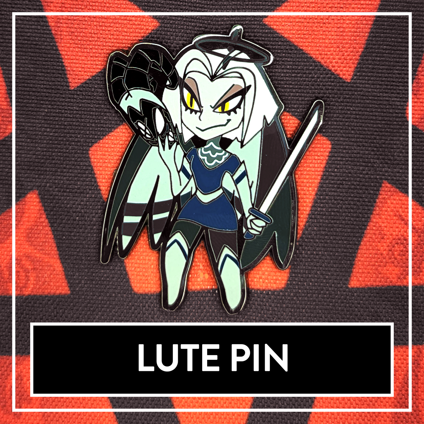 Lute - Hazbin Hotel // Helluva Hotel Pin