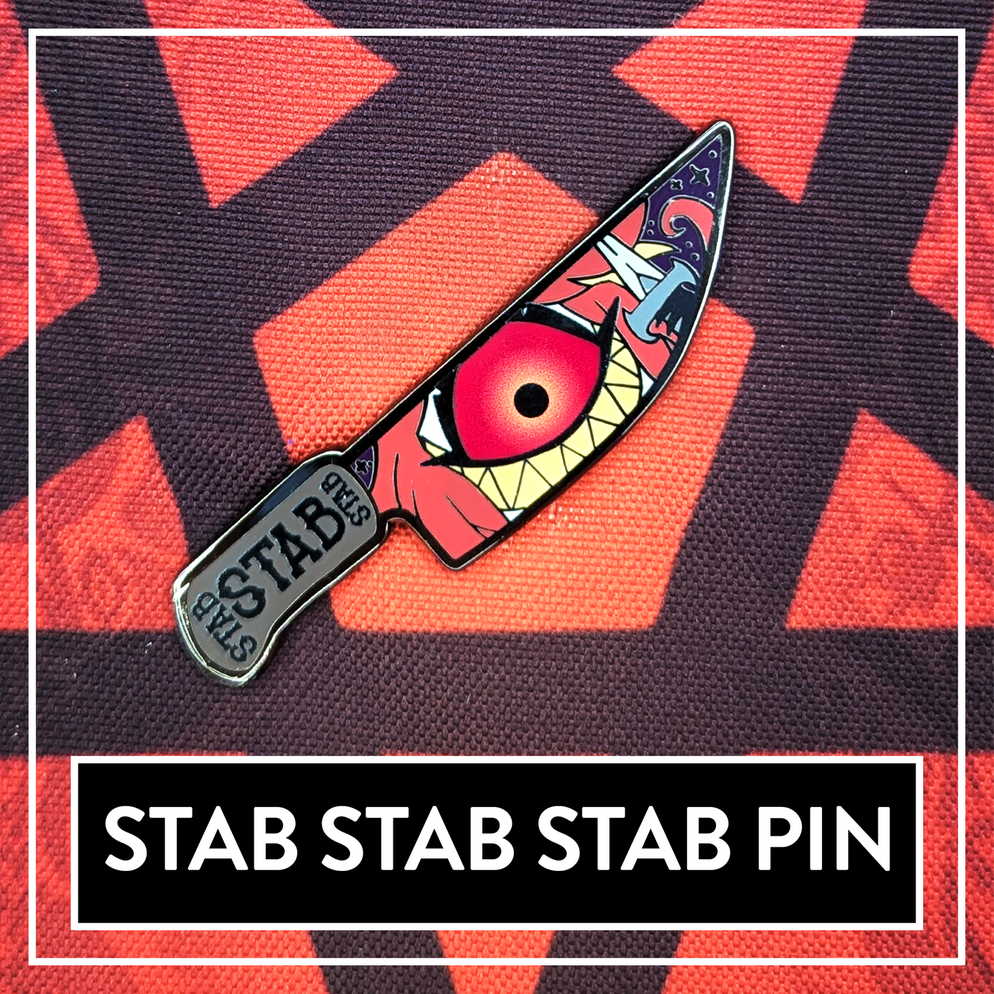 Stab Knife Pin - Hazbin Hotel // Helluva Hotel Niffty Knife Pin