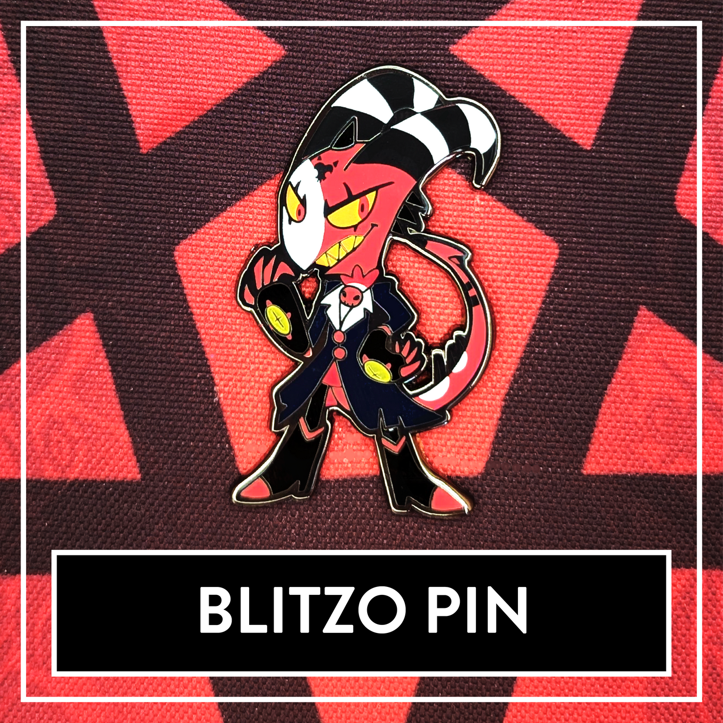 Blitzo - Helluva Boss // Helluva Hotel Pin
