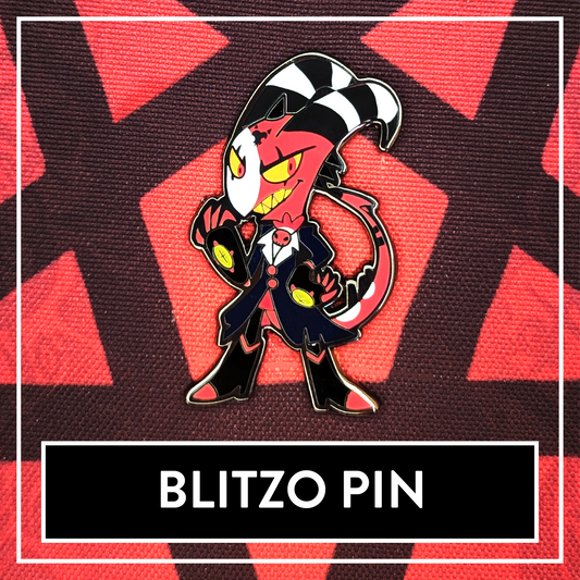 Blitzo - Helluva Boss // Helluva Hotel Pin