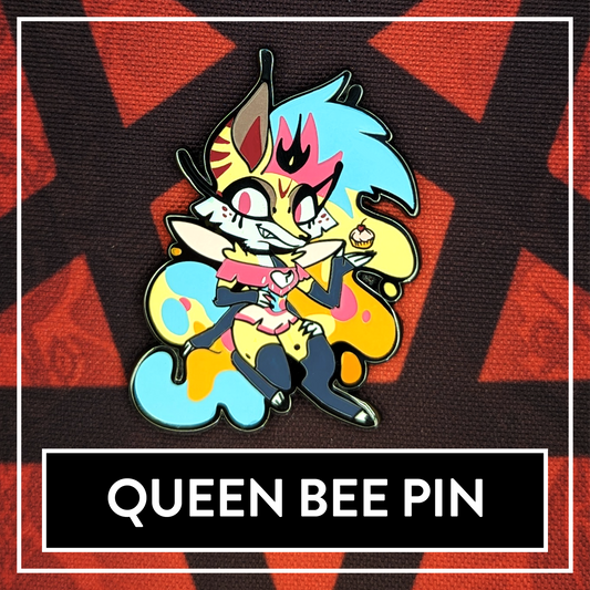 Queen Bee - Helluva Boss // Helluva Hotel Pin