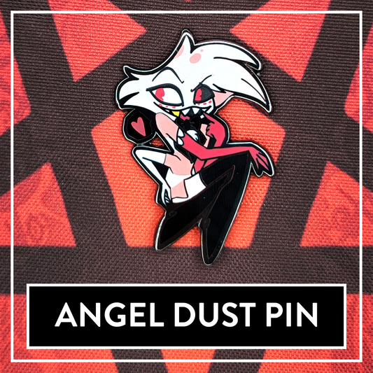 Angel Dust - Hazbin Hotel // Helluva Hotel Pin
