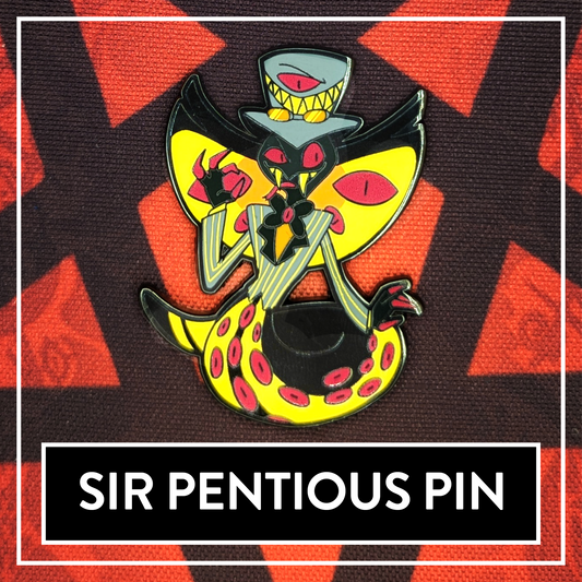 Sir Pentious - Hazbin Hotel // Helluva Hotel Pin