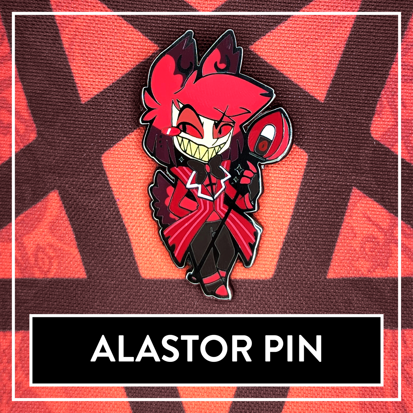 Alastor - Hazbin Hotel // Helluva Hotel Pin