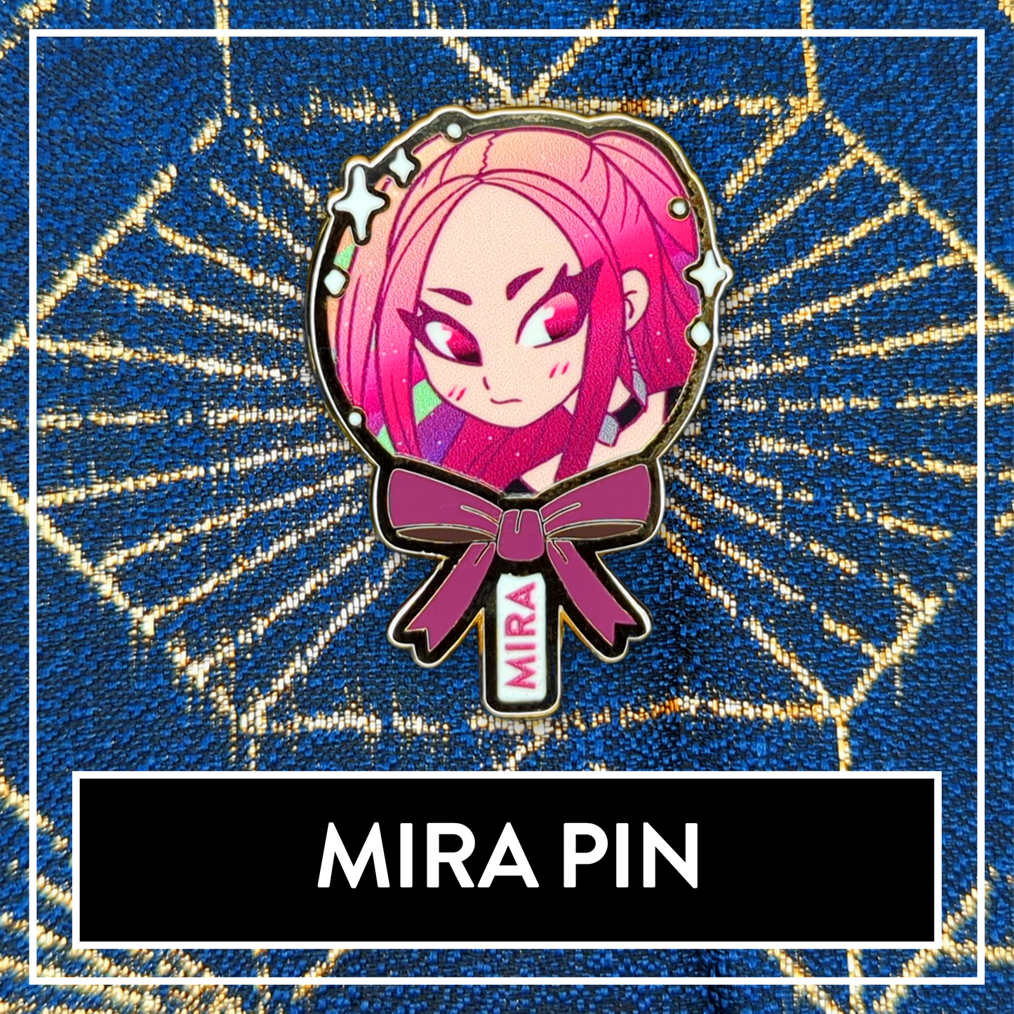 Mira Cake Pop Demon Hunters Huntrix Enamel Pin - KPop Pin