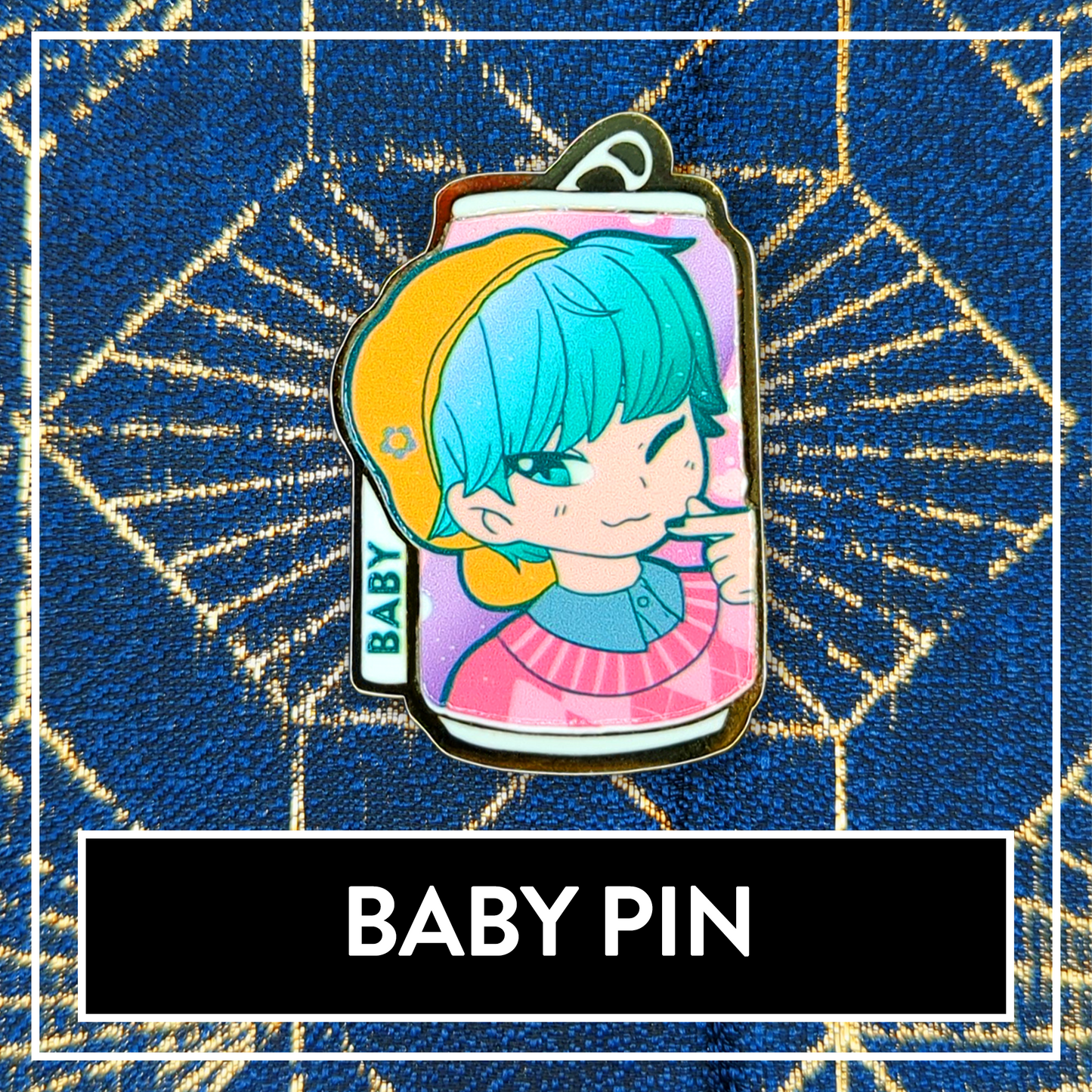Baby Saja Boys Demon Hunters Enamel Pin - KPop Pin