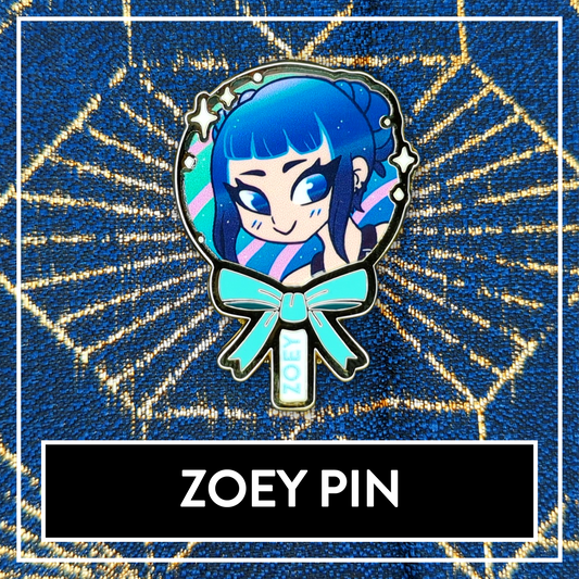 Zoey Cake Pop Demon Hunters Huntrix Enamel Pin - KPop Pin